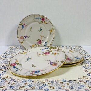 Vintage Sunnyvale By Castleton (USA) Bone China 7 7/8” Salad Plate - Set Of 4